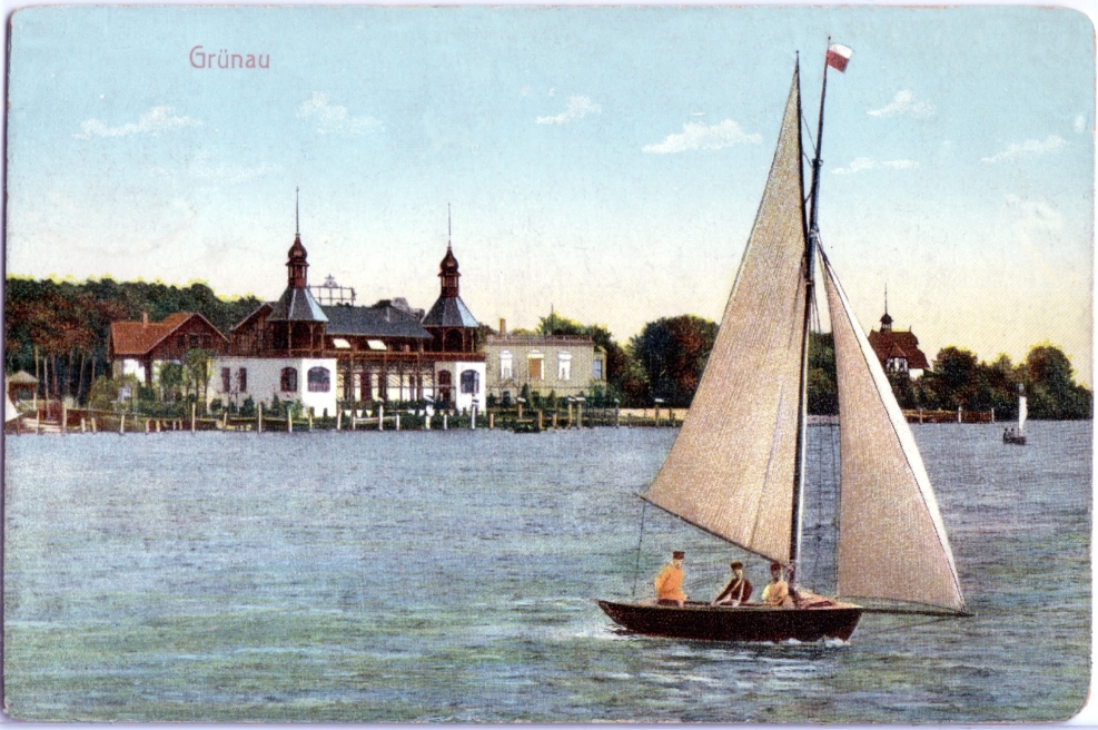 Historische Ansichtskarte Gruenau